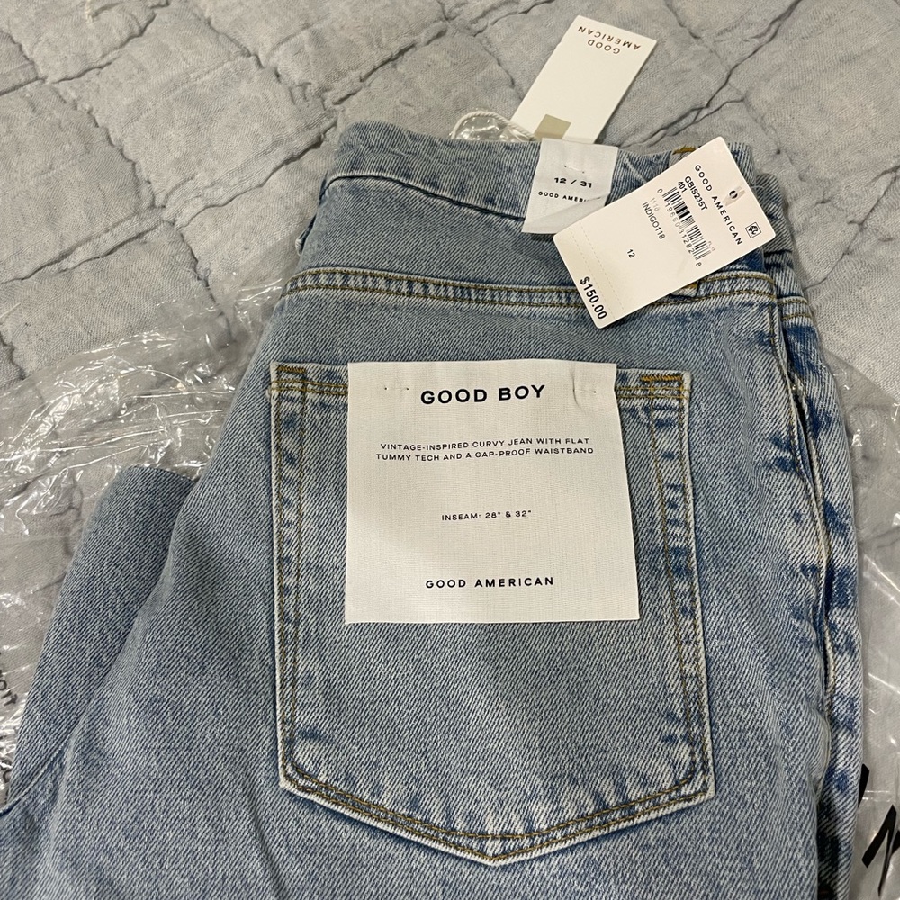 NWT Good American Good Boy